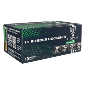 FIOCCHI RUBBER BUCKSHOT 15-ΒΟΛΑ 12/70/27 CAL12