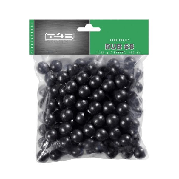 UMAREX T4E PRACTICE RUBBER BALLS .68/100 pcs/3.01 gr.